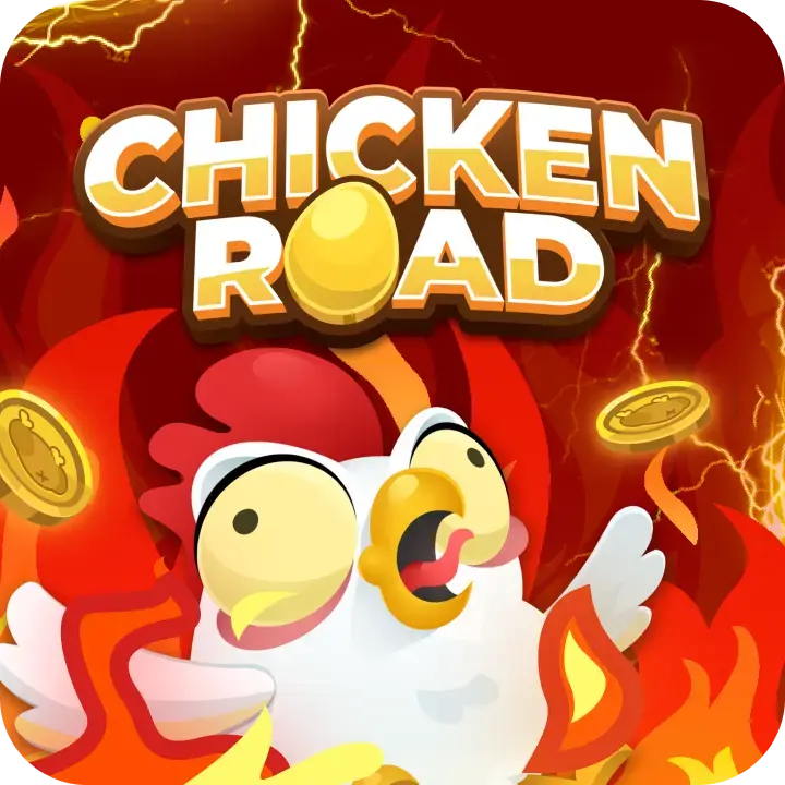Chicken Road crash oyununun toyuq personajı