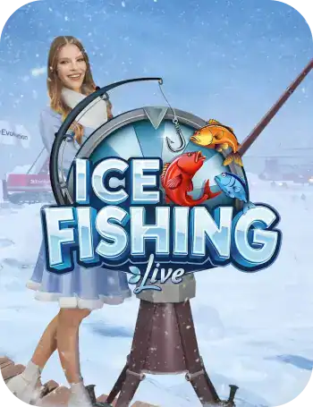 Ice Fishing canlı oyununun afişası